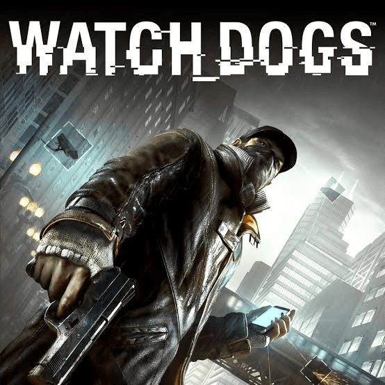 Watch Dogs cover art showing Aiden Pearce in a city at night